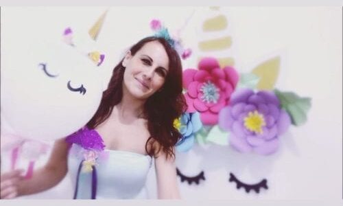 Palloncino A Forma Di Unicorno