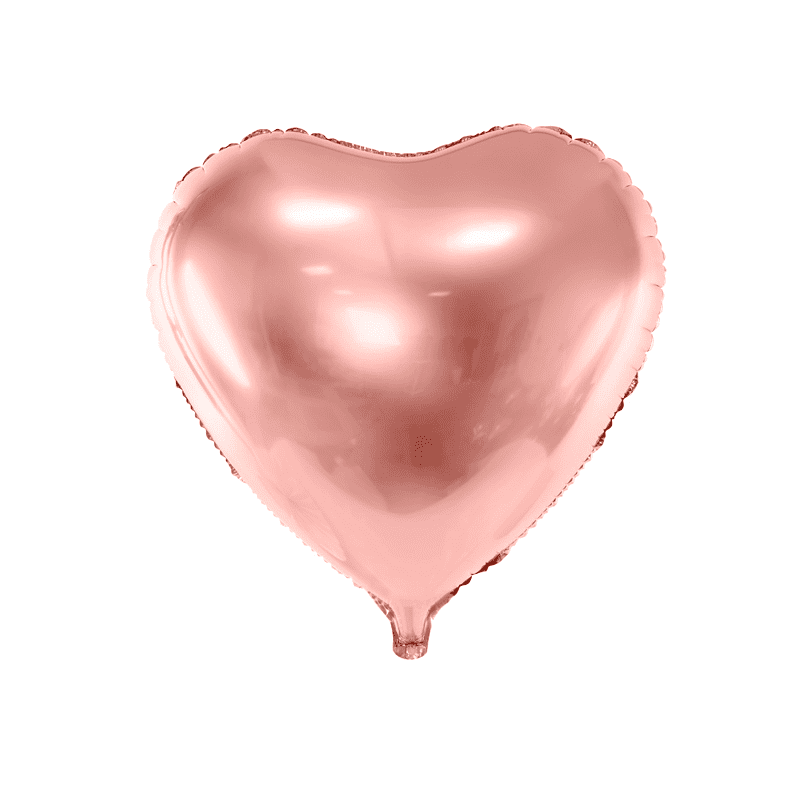 Palloncino a forma di cuore rose gold