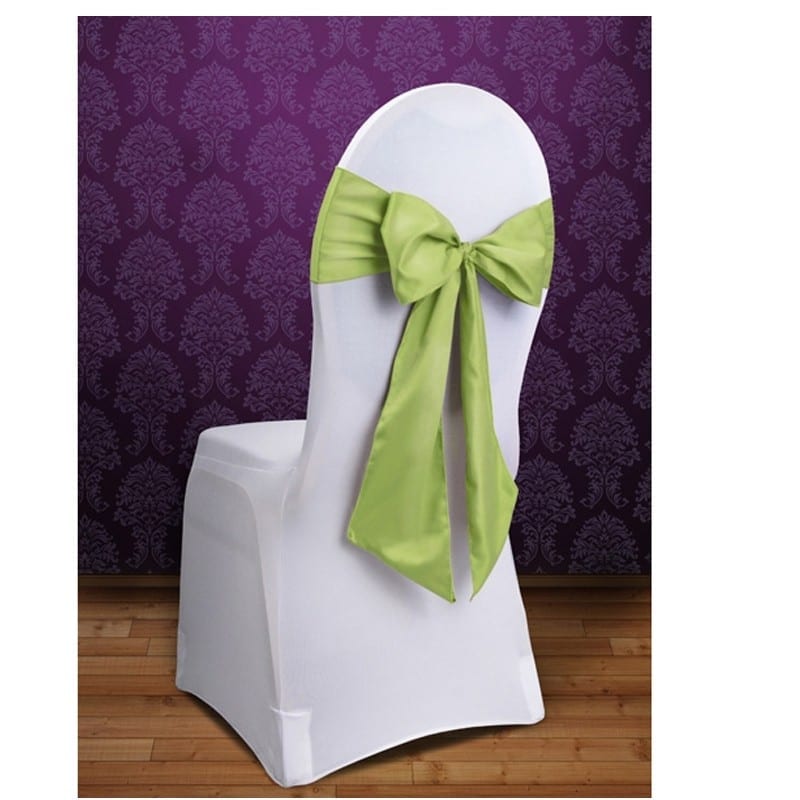 Fiocco decorativo sediacerimonia verde chiaro 0.15 x 2.75 mt - szr-102