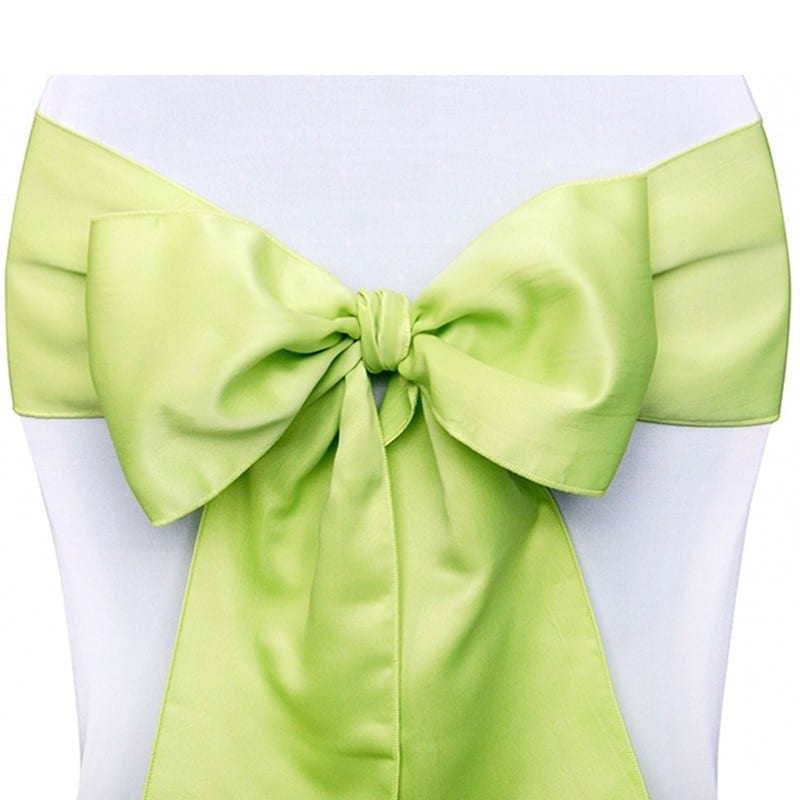 Fiocco decorativo sedia cerimonia verde chiaro 0.15 x 2.75 mt – szr-102