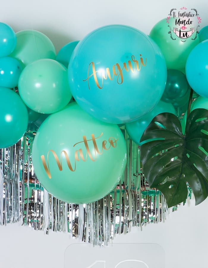 Verde 18 Anni Ghirlanda Di Palloncini Fai Da Te Verdi