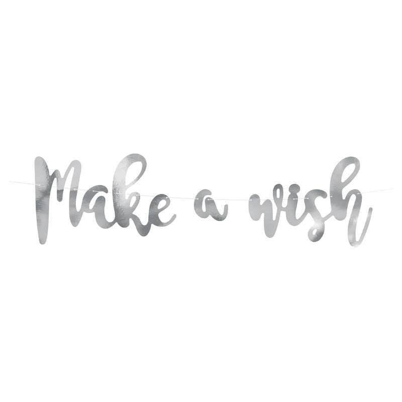 Ghirlanda unicorno argento – Make a wish