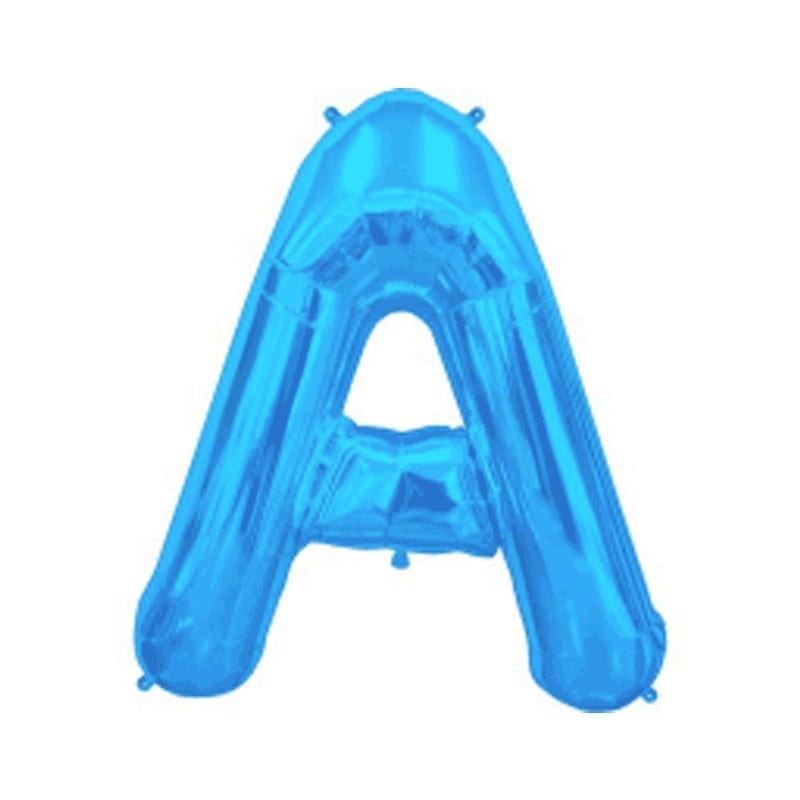 Lettere foil 40 cm blu da A-Z