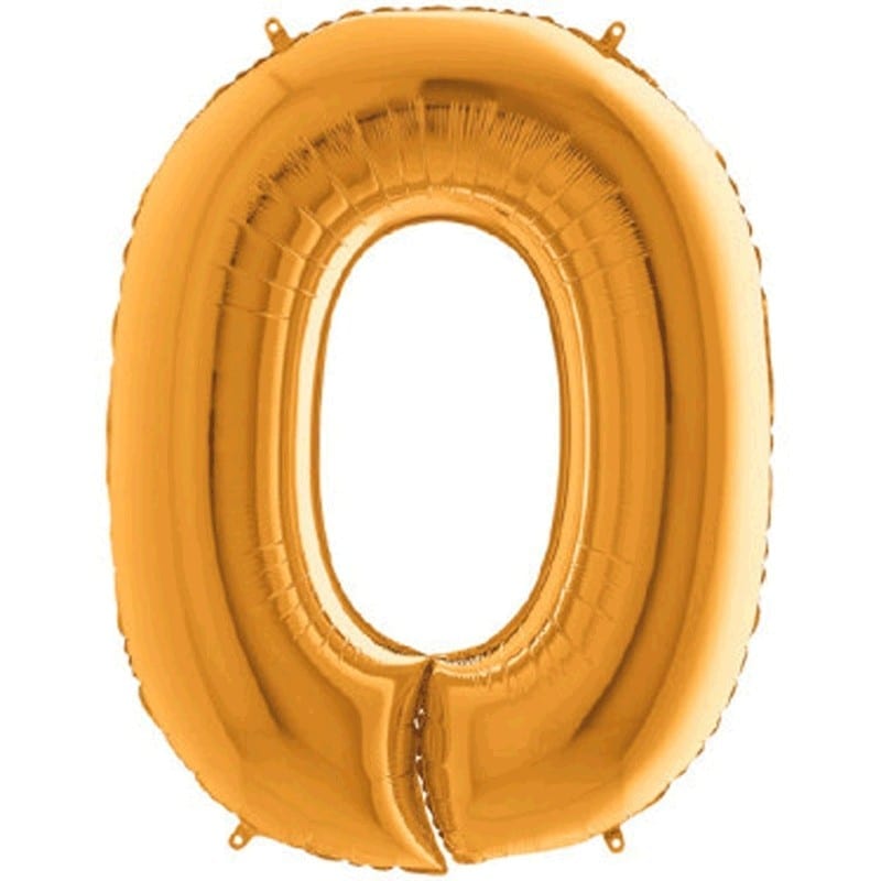 Numeri foil 1 metro oro da 0-9