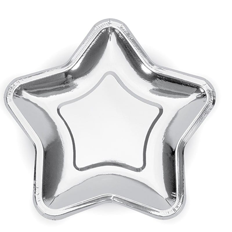 Piatti stella argento – silver 23 cm – tpp34-018me
