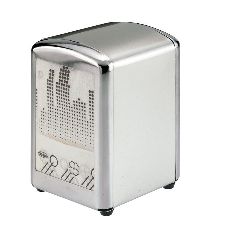 Porta tovaglioli argento tavolo bar t1005.k