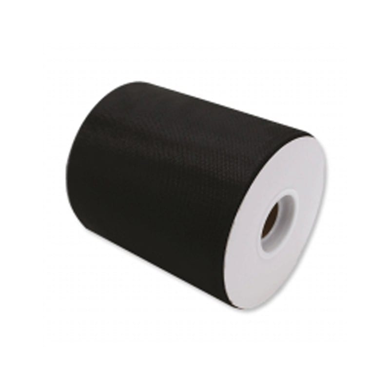 Rotolo tulle 100 mt x 12,5 cm nero