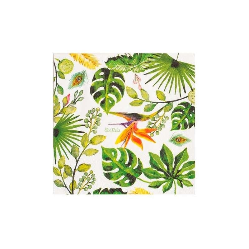 Tovaglioli golden jungle 33×33 cm 16pz – 63921