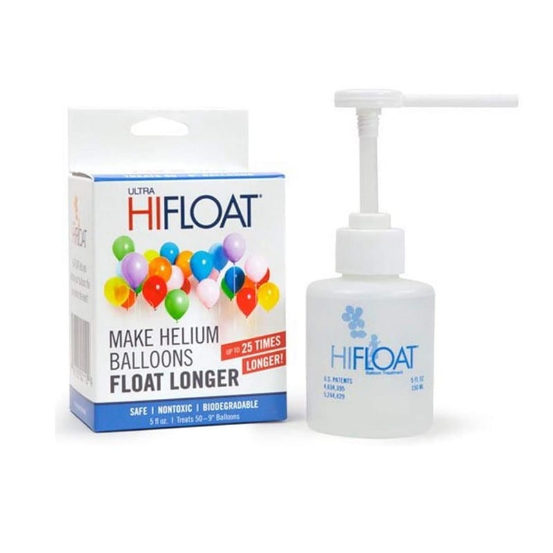 Flacone dispenser ultra hi-float 150 ml gel per prolungare la durata dei palloncini in lattice gonfiati ad elio