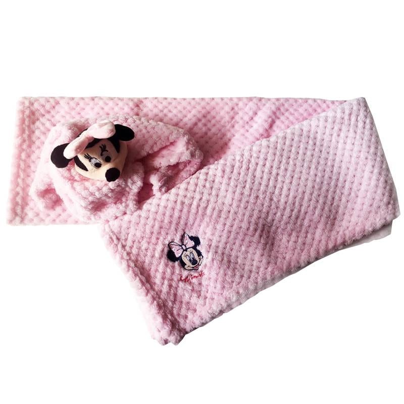 Set Coperta Soft Pile + Dudu Minnie Baby KS0303WD