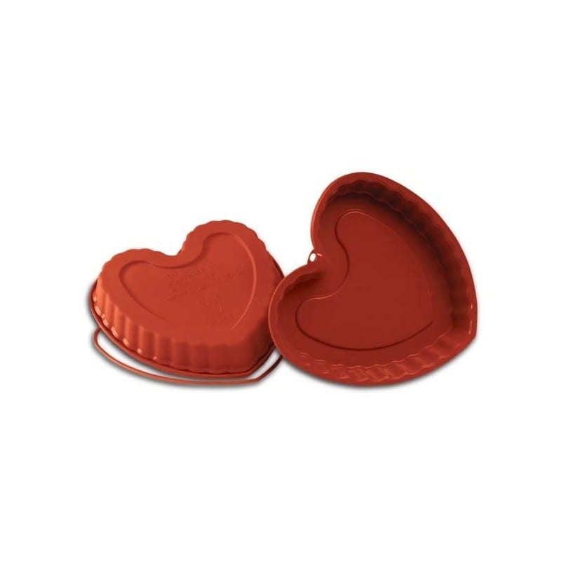 Stampo silicone torta cuore + anello sft210