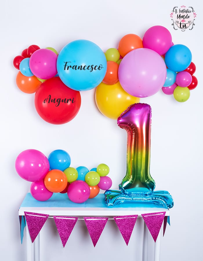Ghirlanda palloncini  Kit Festa Colori - Bing » Il Fantastico